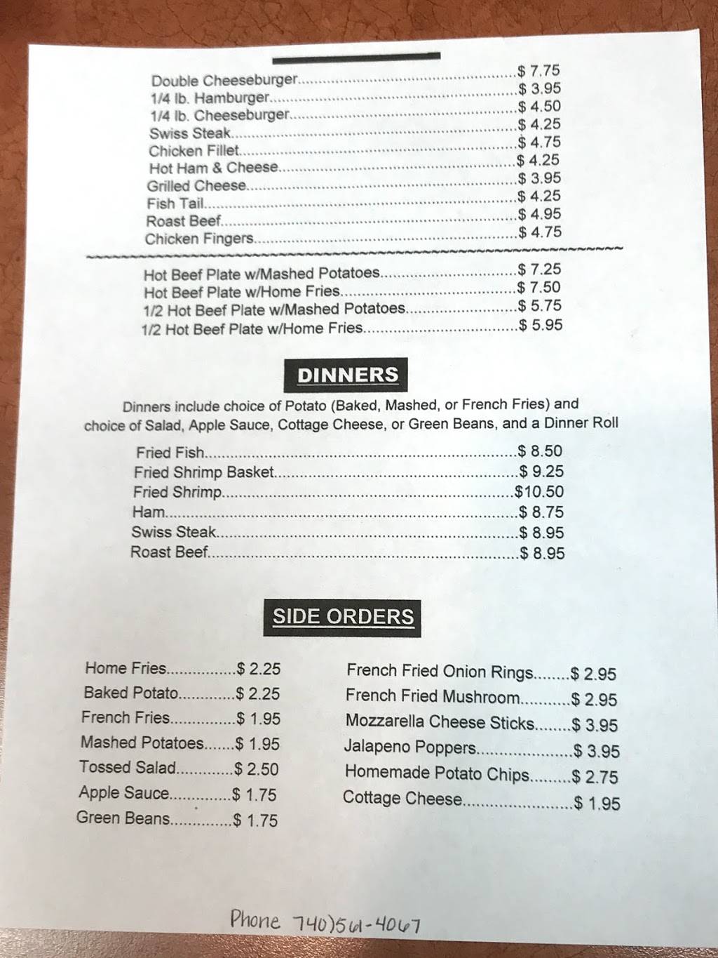 TJ’s Village Restaurant | restaurant | 117 N Walnut St, Gnadenhutten, OH 44629, USA | 7405614067 OR +1 740-561-4067