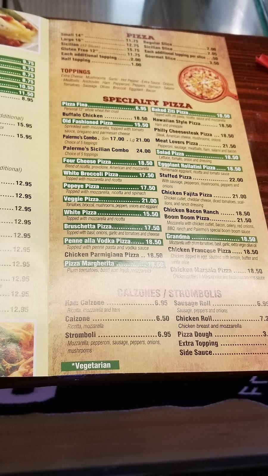 Palermos Pizzeria & Family Restaurant | restaurant | 3045 US-46, Parsippany, NJ 07054, USA | 9739173303 OR +1 973-917-3303