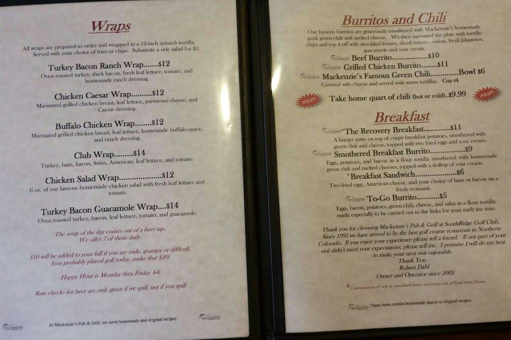 Mackenzies Pub & Grill | restaurant | 5750 S Lemay Ave, Fort Collins, CO 80525, USA | 9702230630 OR +1 970-223-0630