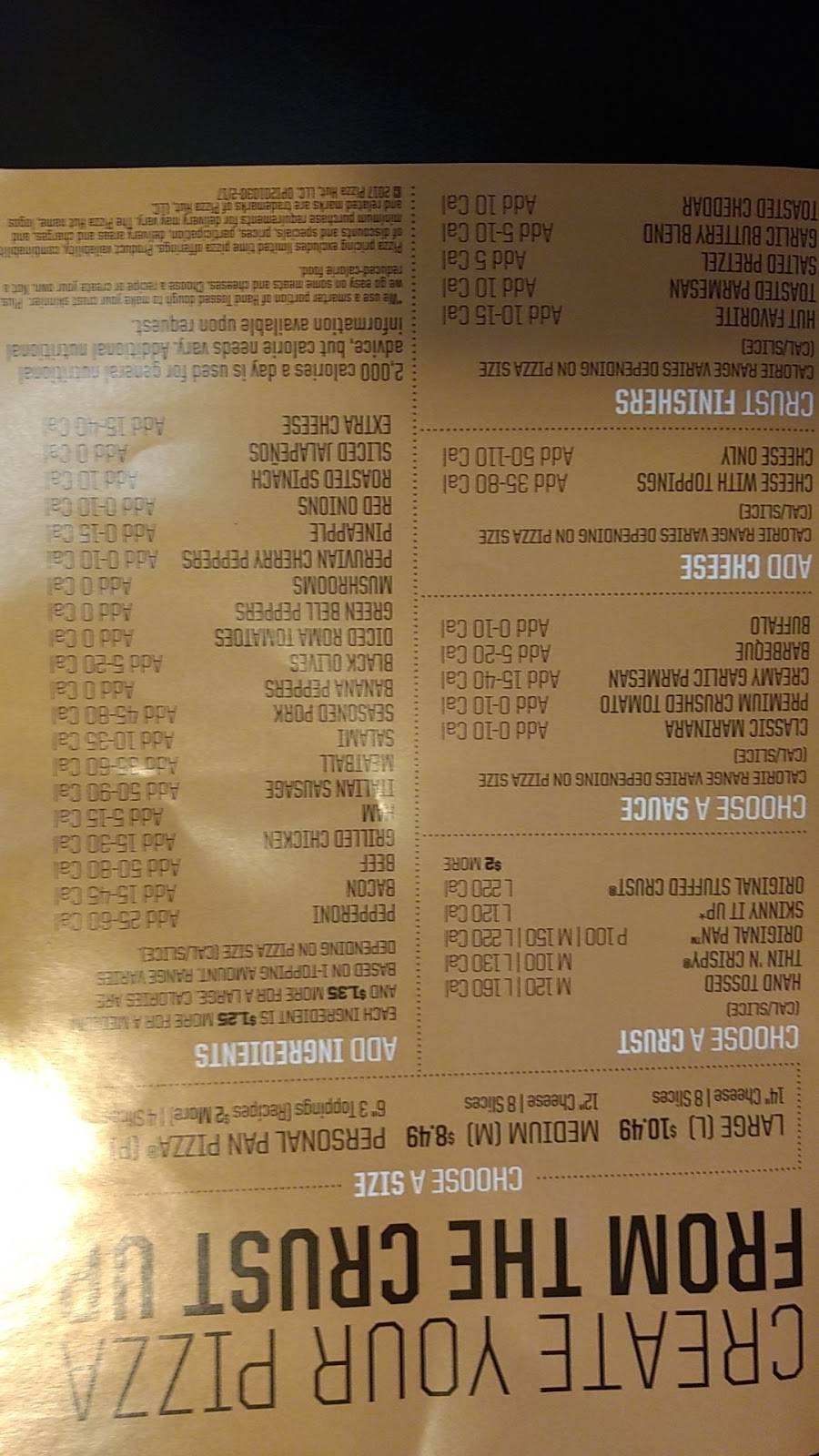 Pizza Hut | restaurant | 124 Chesterfield Ln, Maumee, OH 43537, USA | 4198930779 OR +1 419-893-0779