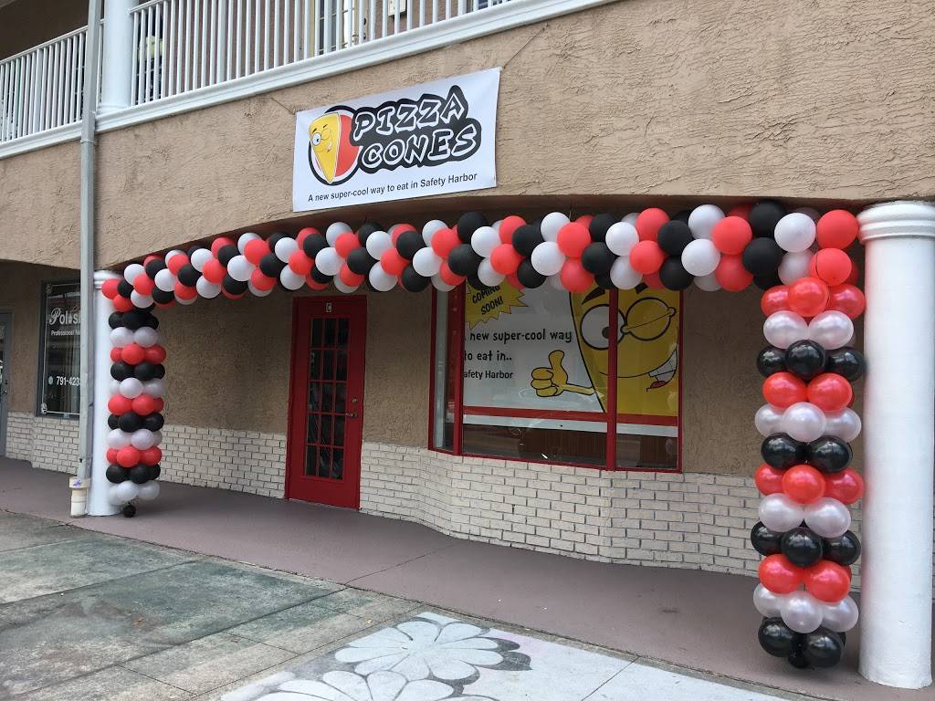 Pizza Cones | restaurant | 500 Main St, Safety Harbor, FL 34695, USA | 7273515878 OR +1 727-351-5878