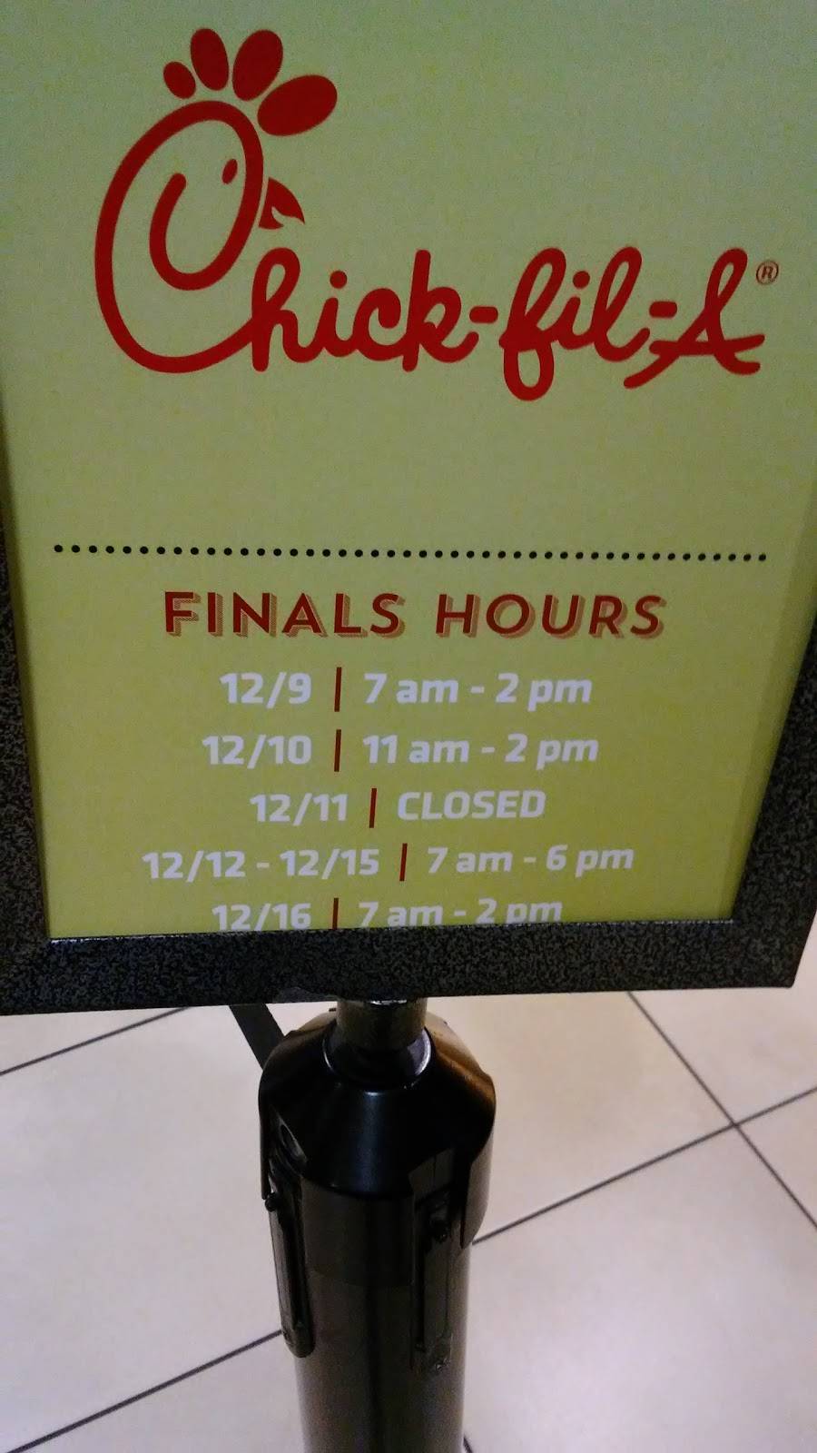 Chick-fil-A | restaurant | 1845 Fairmount Rhatigan Student Center, Wichita, KS 67260, USA | 3169785830 OR +1 316-978-5830