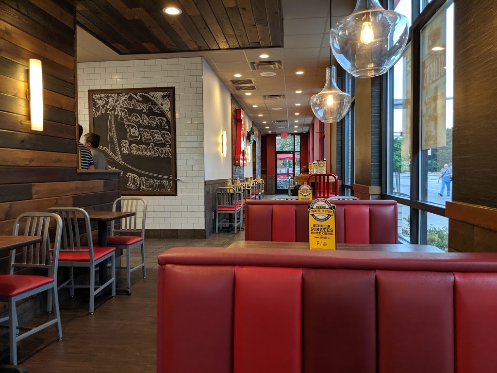 Arbys | meal takeaway | 5189 Baum Blvd, Pittsburgh, PA 15224, USA | 4125780100 OR +1 412-578-0100