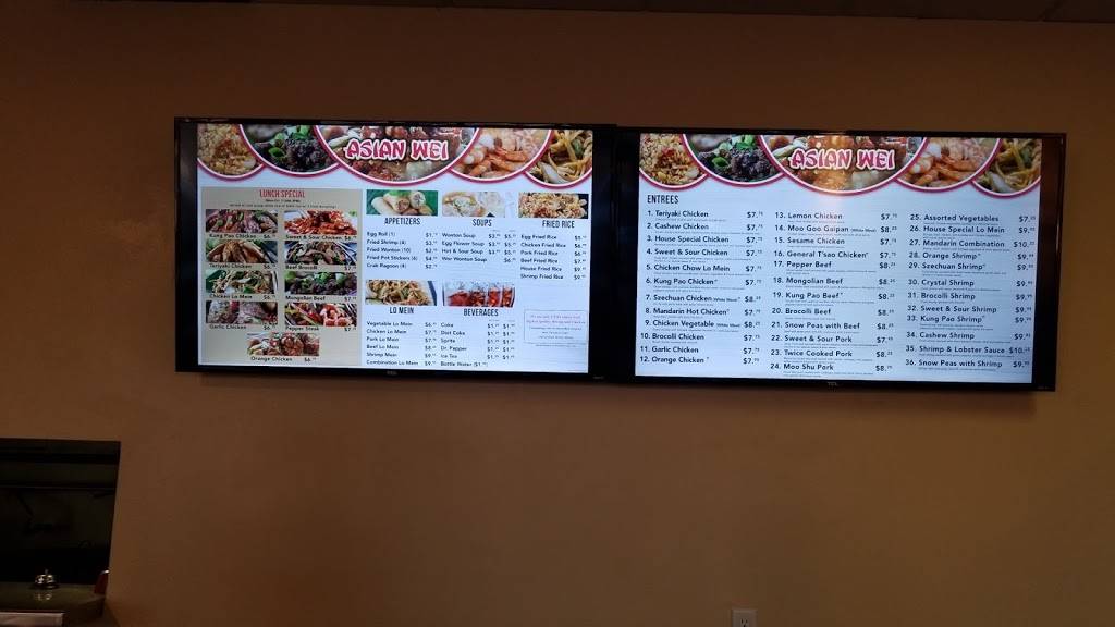 Asian Wei | restaurant | 18631 N 19th Ave Units 160 & 162, Phoenix, AZ 85027, USA | 6023684080 OR +1 602-368-4080