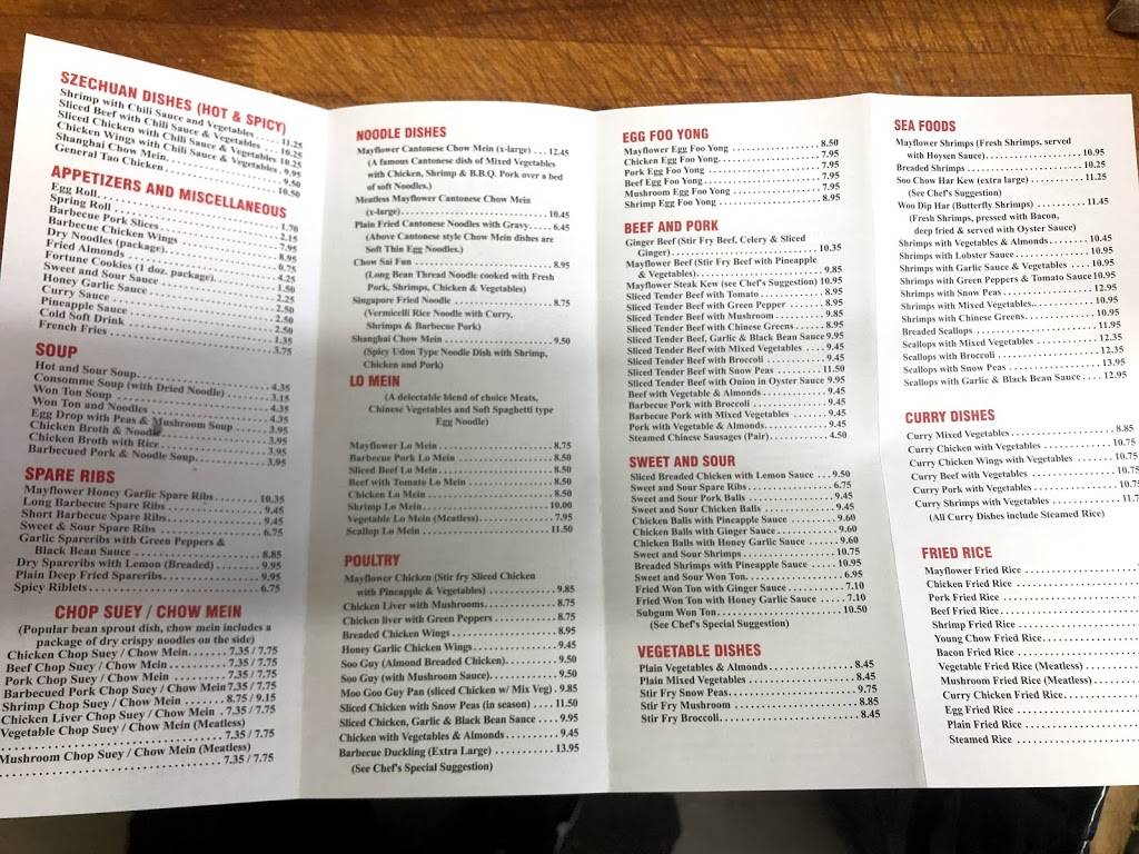 Mayflower Chinese Food | restaurant | 1500 Royal York Rd, Etobicoke, ON M9P 3B6, Canada | 4162486163 OR +1 416-248-6163