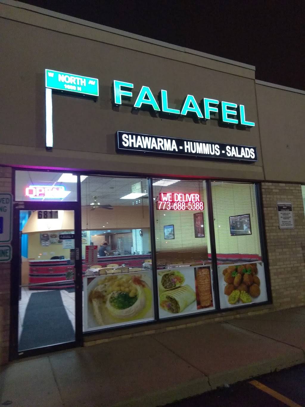 North Avenue Falafel | restaurant | 6814 W North Ave, Elmwood Park, IL 60707, USA | 7736885388 OR +1 773-688-5388