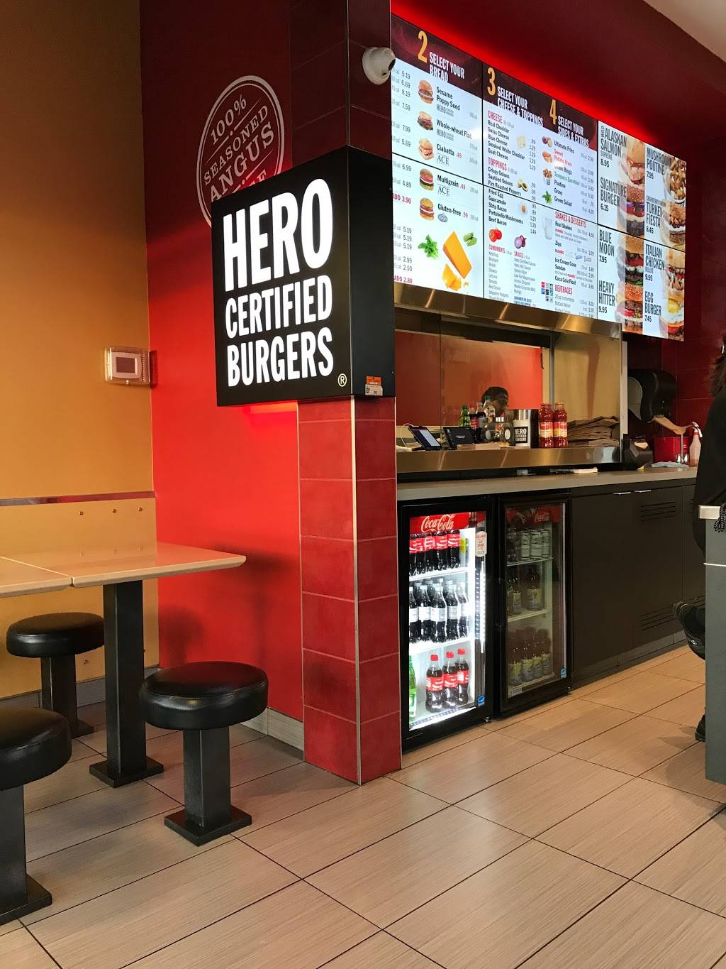 Hero Certified Burgers | restaurant | 3737 Major MacKenzie Dr W #105c, Woodbridge, ON L4H 0A2, Canada | 9053037144 OR +1 905-303-7144
