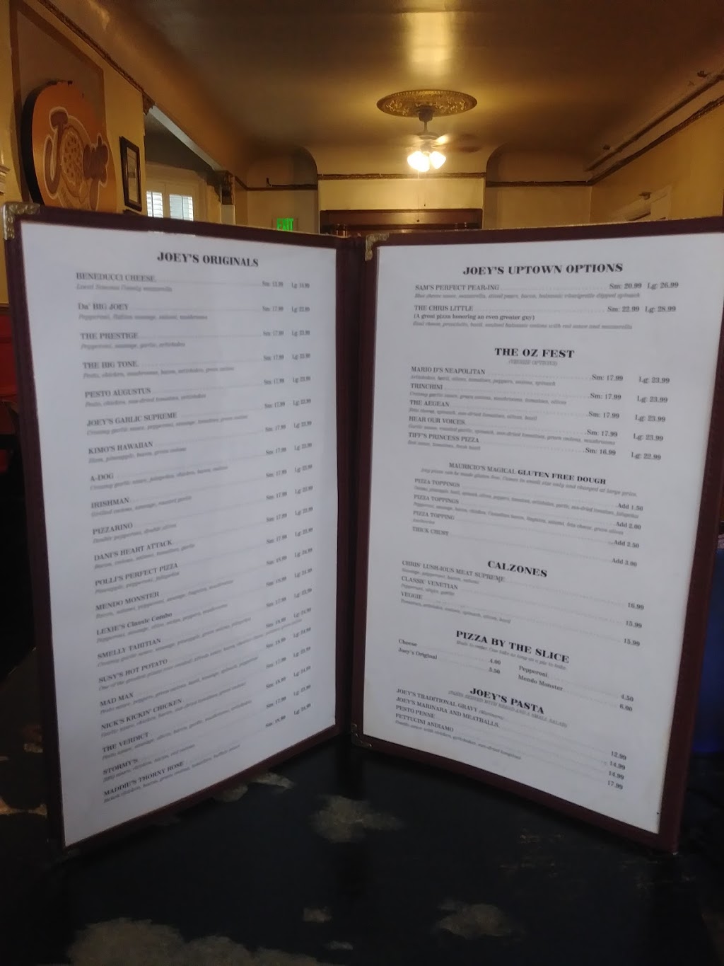 Joeys Original Pizza | restaurant | 727 Mendocino Ave, Santa Rosa, CA 95401, USA | 7075837688 OR +1 707-583-7688