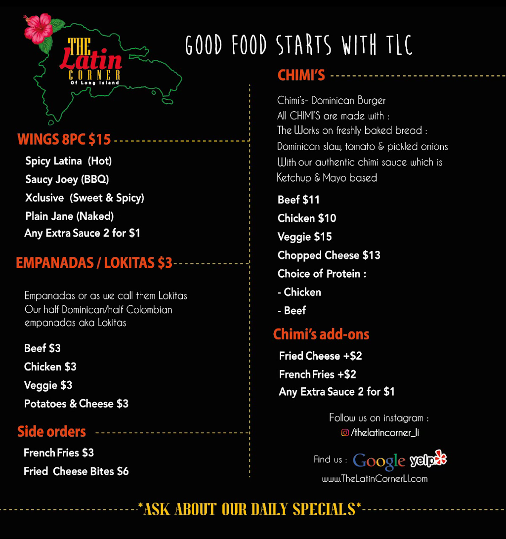 The Latin Corner Of Long Island | restaurant | Located inside US Gas Station, 545 Conklin St, Farmingdale, NY 11735, USA | 9392240460 OR +1 939-224-0460