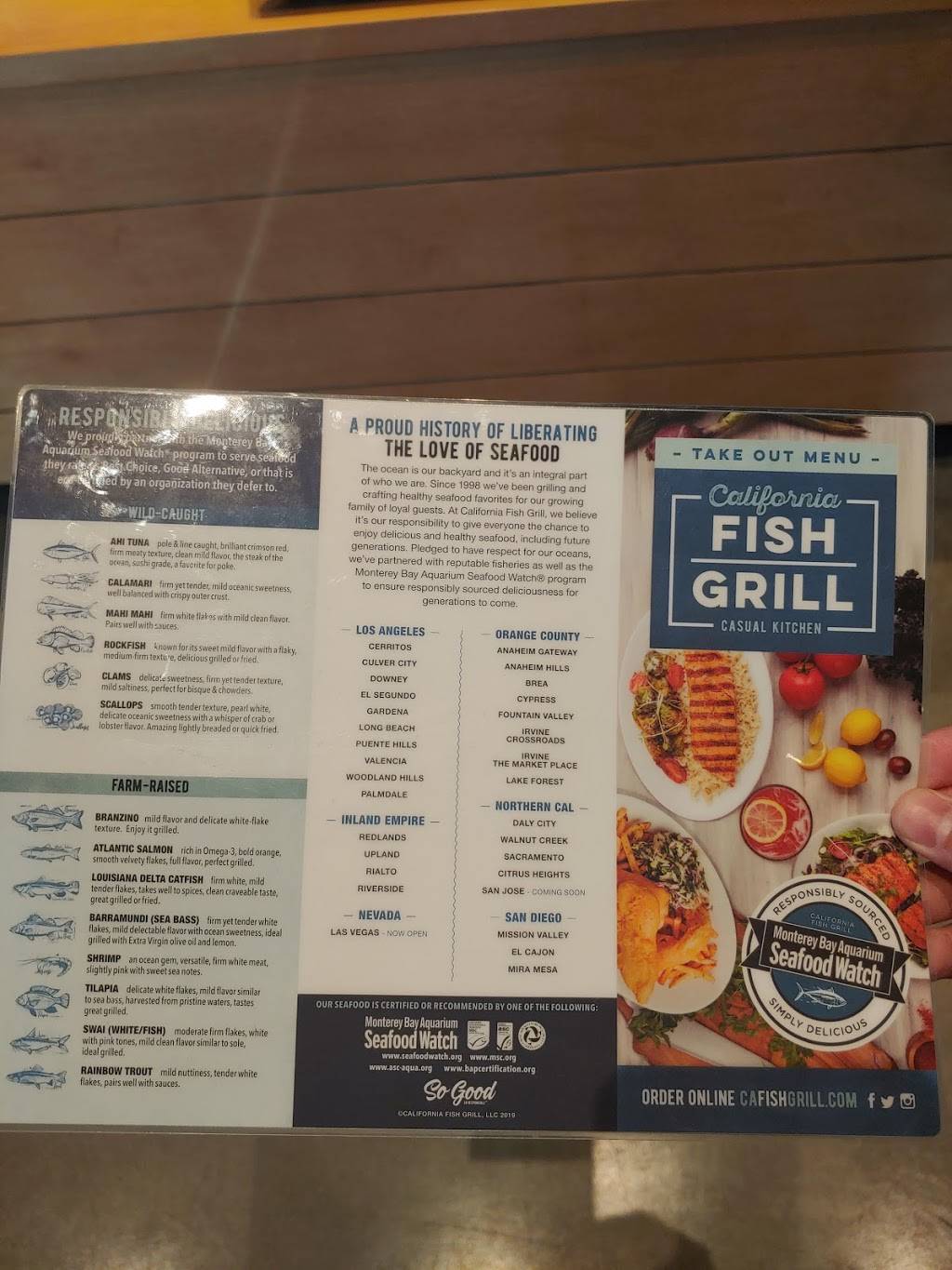 California Fish Grill | restaurant | 6560 S Rainbow Blvd #100, Las Vegas, NV 89118, USA | 7026051994 OR +1 702-605-1994