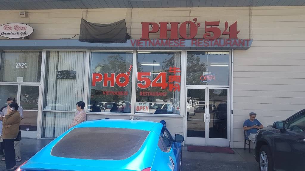 Pho 54 | restaurant | 2874 Alum Rock Ave B, San Jose, CA 95127, USA | 4087296633 OR +1 408-729-6633
