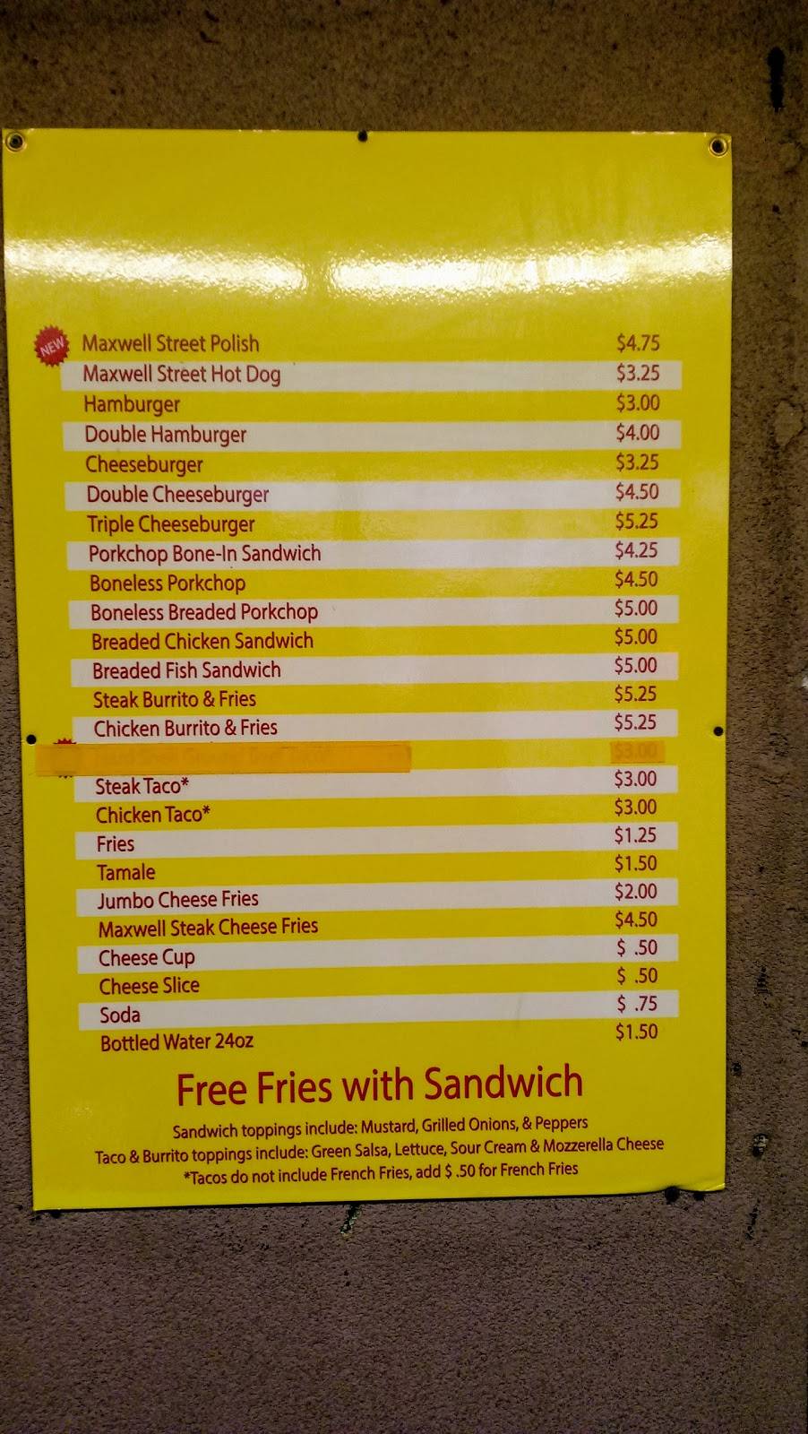 The Original Maxwell Street | restaurant | 3801 W Harrison St, Chicago, IL 60624, USA | 7739402270 OR +1 773-940-2270