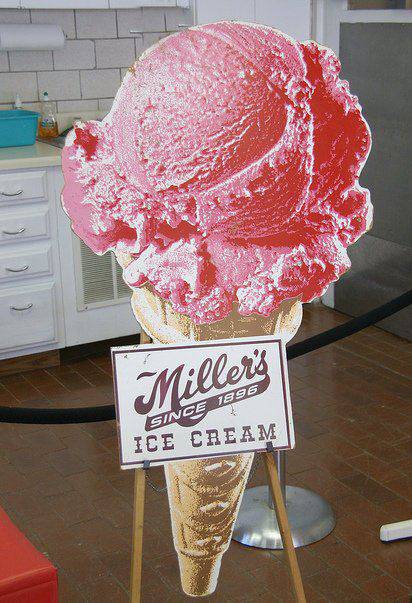 Millers Ice Cream Parlor | restaurant | 635 State St, Eaton Rapids, MI 48827, USA | 5174411792 OR +1 517-441-1792