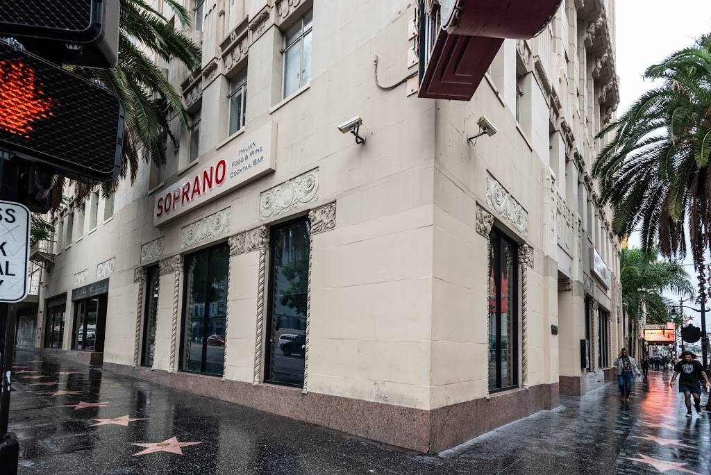 Soprano | restaurant | 6263 Hollywood Blvd, Los Angeles, CA 90028, USA | 3238794100 OR +1 323-879-4100