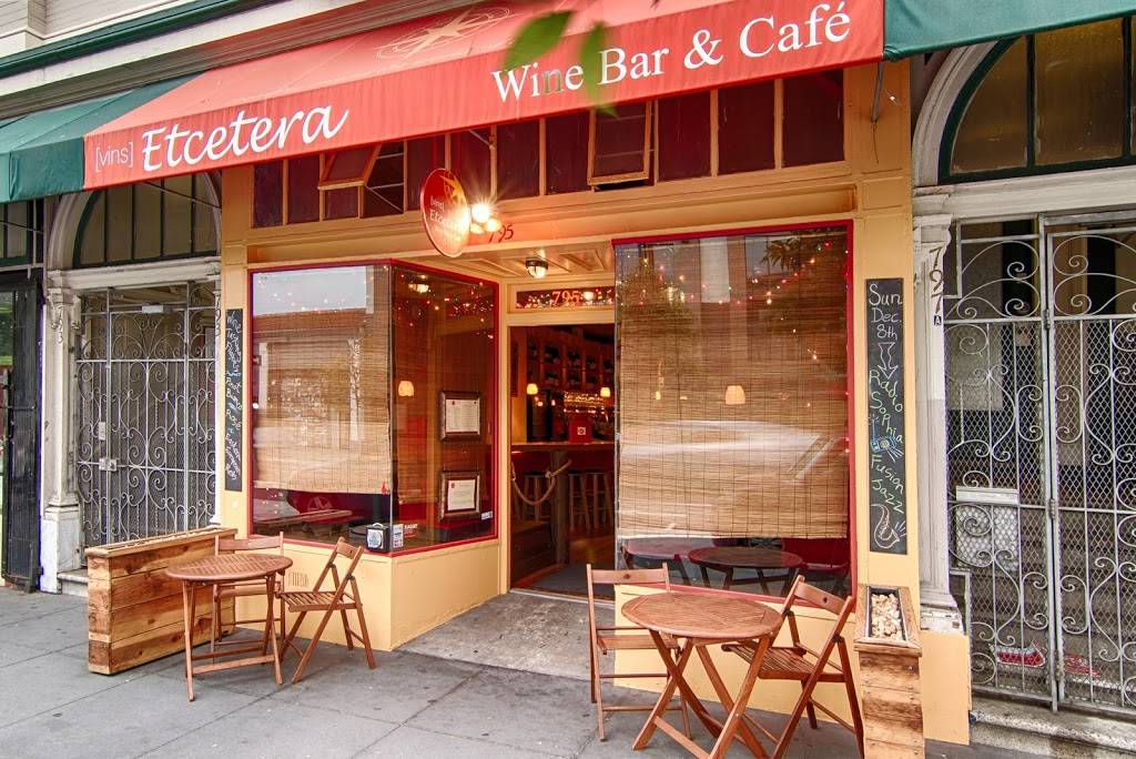 Etcetera Wine Bar and Cafe | cafe | 795 Valencia St, San Francisco, CA 94110, USA | 4159265477 OR +1 415-926-5477