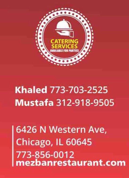 Mezban restaurant | restaurant | 6426 N Western Ave, Chicago, IL 60645, USA | 7738560012 OR +1 773-856-0012