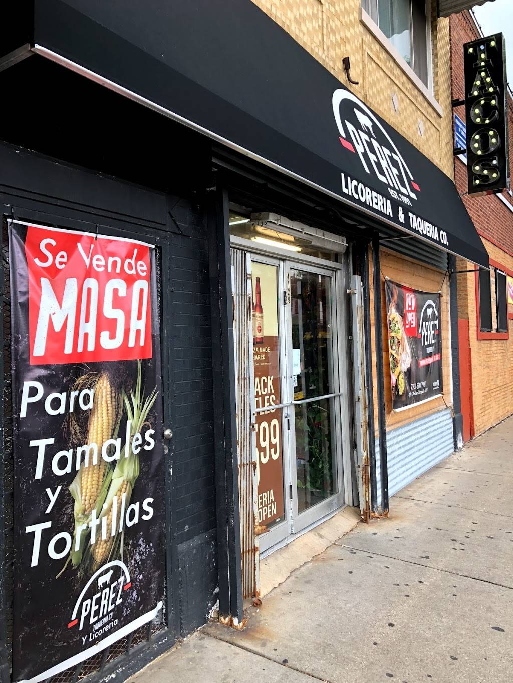 Licoreria & Taqueria Perez | restaurant | 4129 S Archer Ave, Chicago, IL 60632, USA | 7738901981 OR +1 773-890-1981