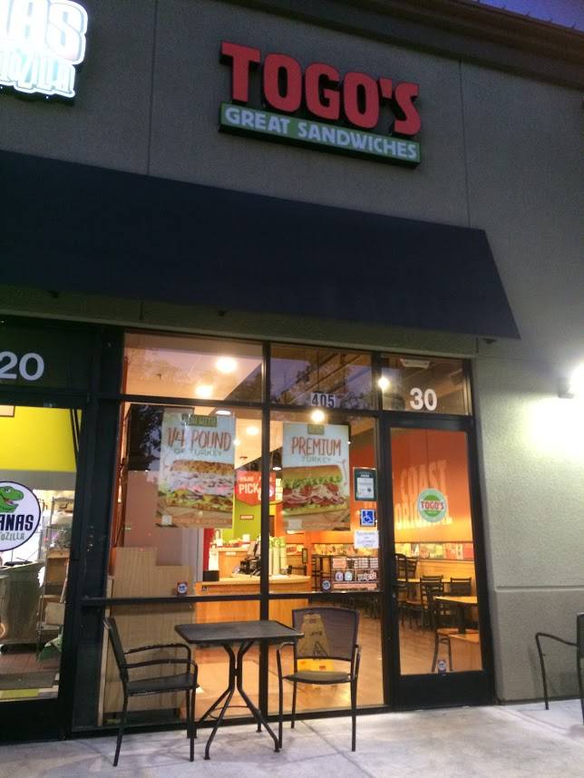 TOGOS Sandwiches | meal takeaway | 405 Saratoga Ave #30, San Jose, CA 95129, USA | 4082496440 OR +1 408-249-6440