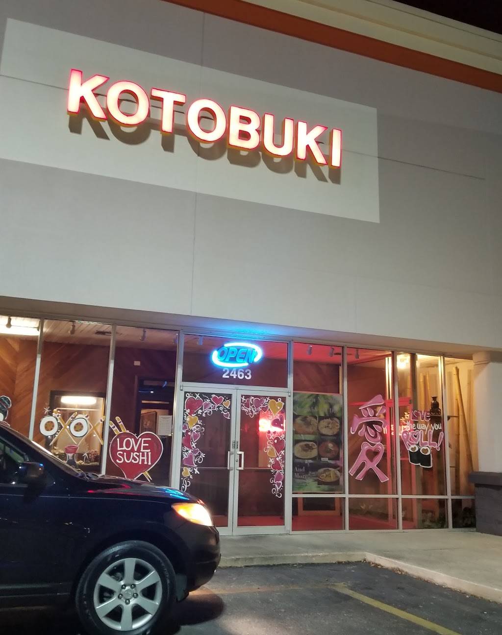 Kotobuki Japanese Steak House | restaurant | 2463 SW 27th Ave, Ocala, FL 34474, USA | 3522373900 OR +1 352-237-3900