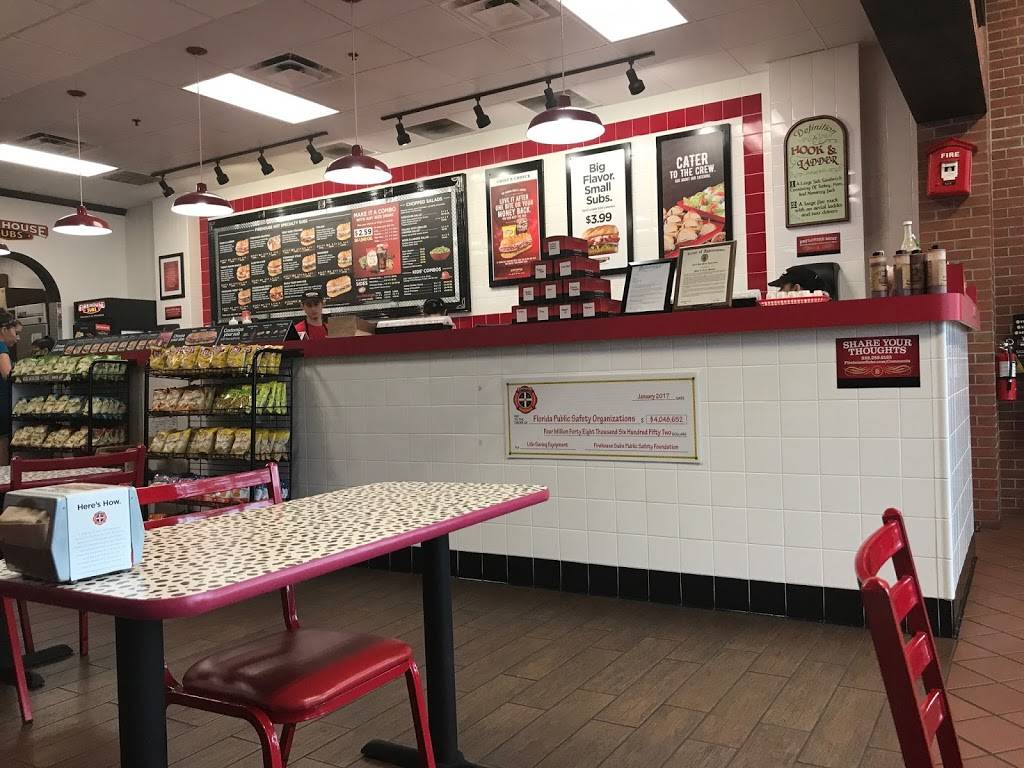 Firehouse Subs | restaurant | 225 Palm Bay Rd NE, West Melbourne, FL 32904, USA | 3218029555 OR +1 321-802-9555