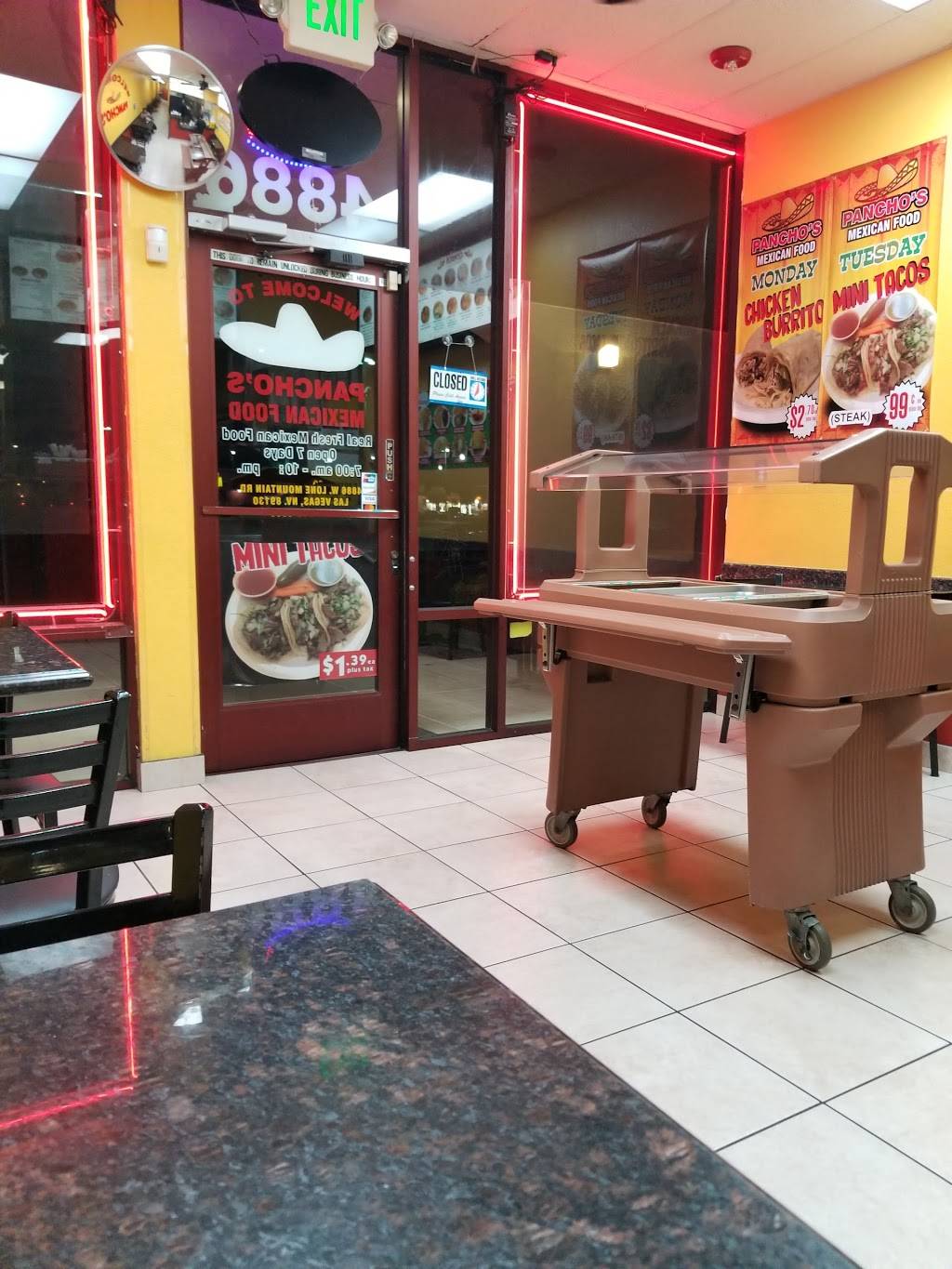 Panchos Taco Shop | restaurant | 4886 W Lone Mountain Rd, Las Vegas, NV 89130, USA | 7023958883 OR +1 702-395-8883