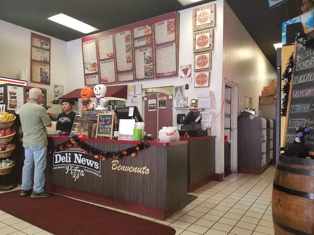 Deli News Pizza | restaurant | 5555 E Stearns St, Long Beach, CA 90815, USA | 5625982123 OR +1 562-598-2123