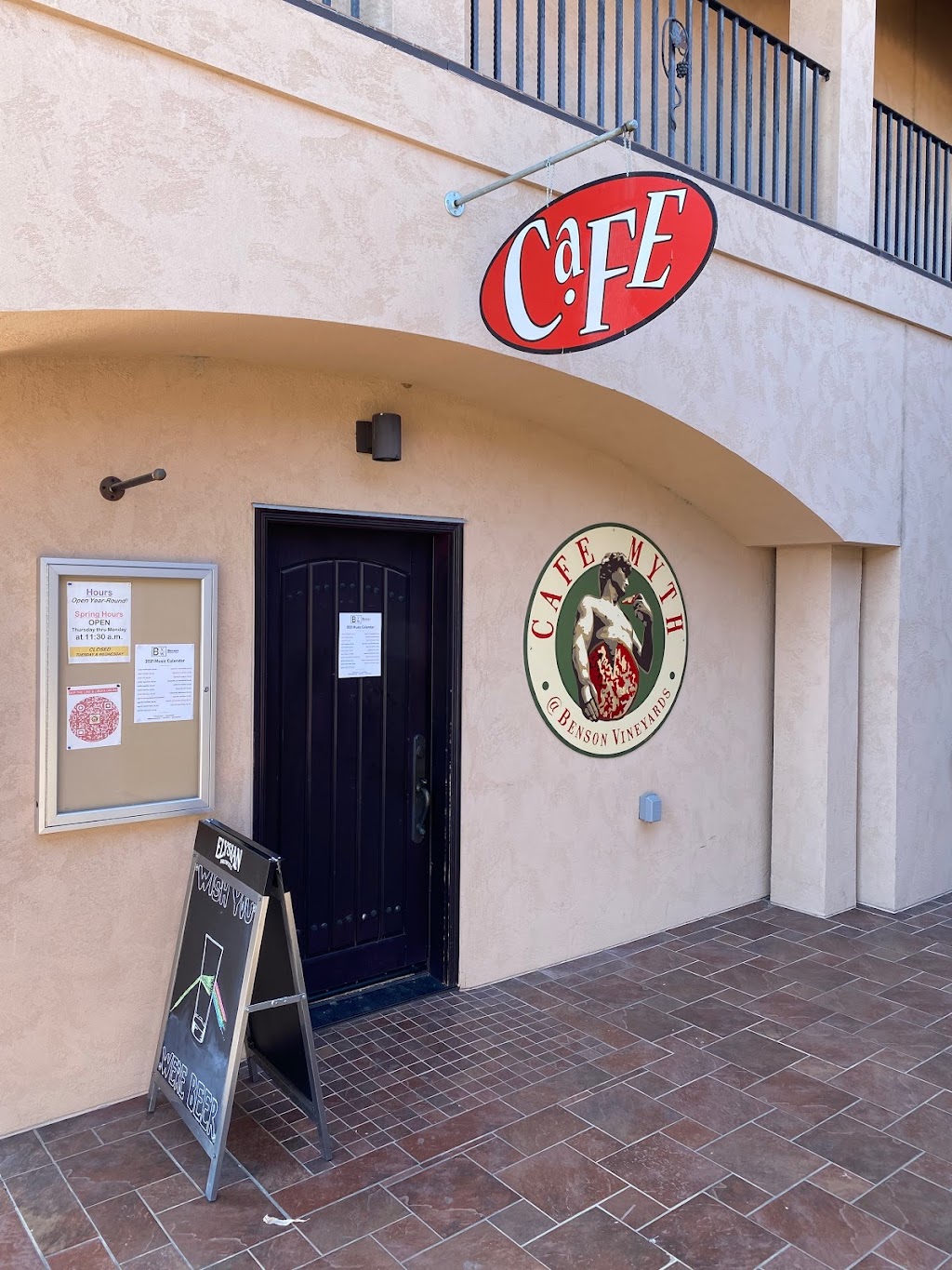 CAFE MYTH @ Benson Vineyards | cafe | 754 Winesap Ave, Manson, WA 98831, USA | 5094498495 OR +1 509-449-8495