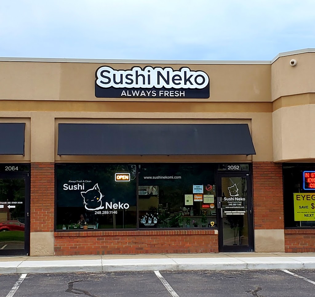 Sushi Neko | restaurant | 2052 W Auburn Rd, Rochester Hills, MI 48309, USA | 2482891146 OR +1 248-289-1146