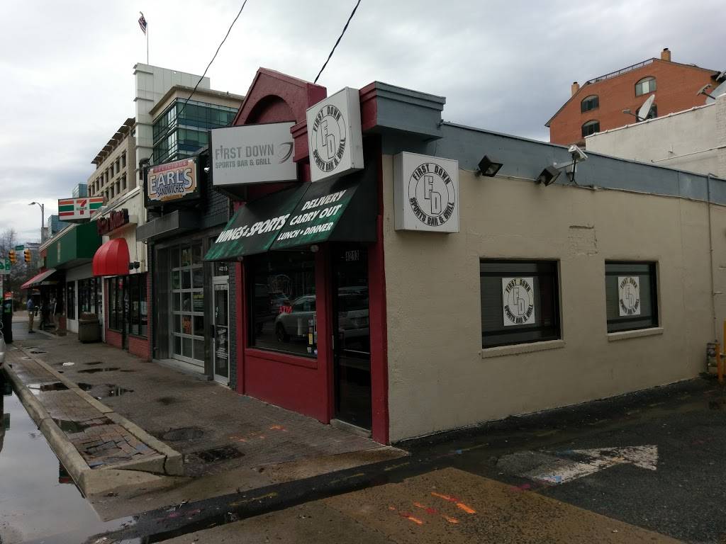 First Down Sports Bar & Grill | restaurant | 4213 Fairfax Dr, Arlington, VA 22203, USA | 7034658888 OR +1 703-465-8888