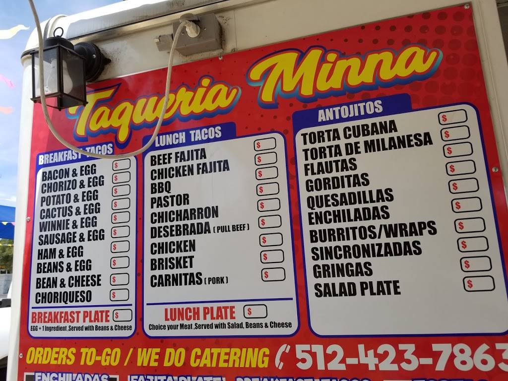 Taqueria Mina | restaurant | 3008 W Slaughter Ln, Austin, TX 78748, USA | 5123172914 OR +1 512-317-2914
