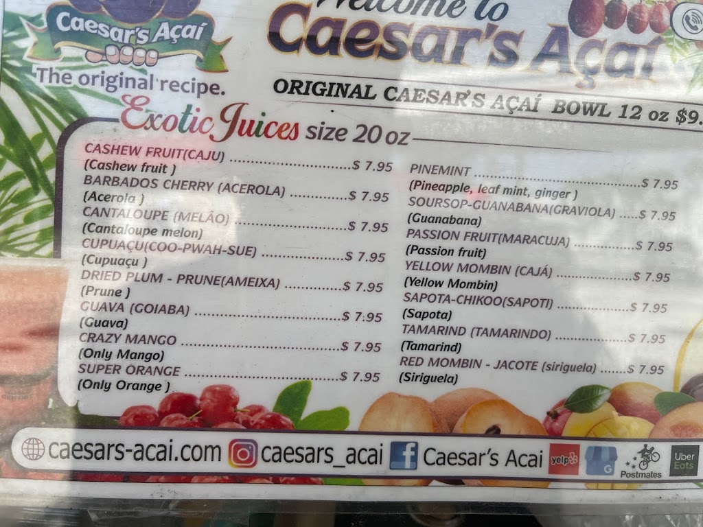 Caesars Acai Bowl | restaurant | 10701 Biscayne Blvd, Miami, FL 33161, USA | 9544878090 OR +1 954-487-8090