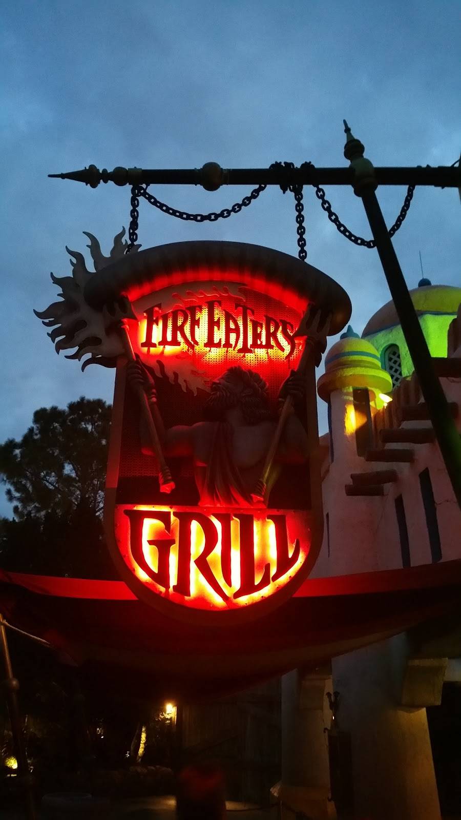 Fire Eaters Grill | restaurant | 6000 Universal Blvd, Orlando, FL 32819, USA | 4072244434 OR +1 407-224-4434