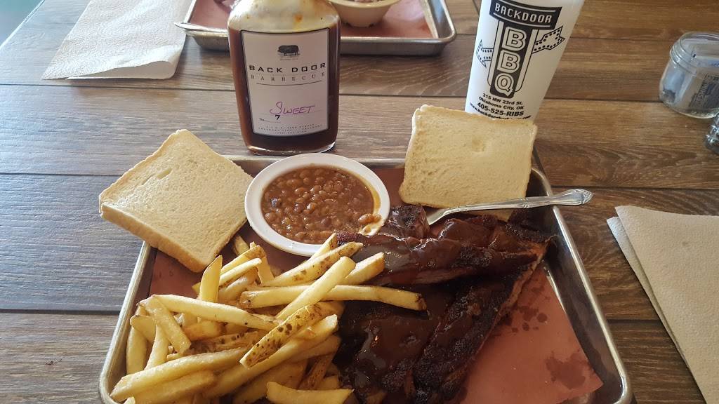 Back Door BBQ | restaurant | 315 NW 23rd St, Oklahoma City, OK 73103, USA | 4055257427 OR +1 405-525-7427