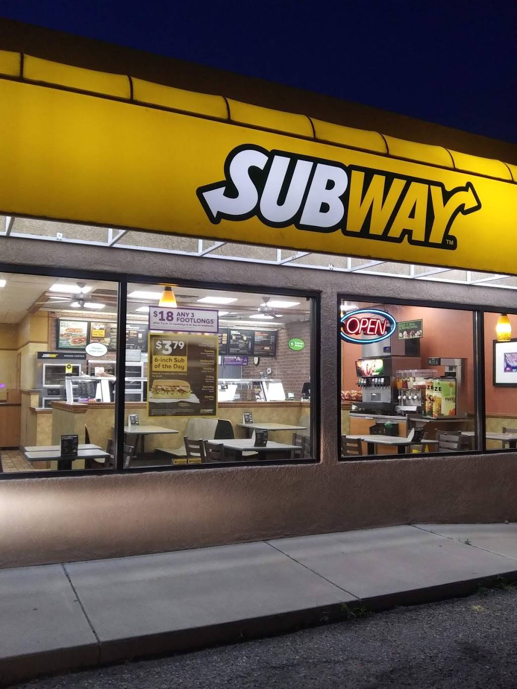 Subway | meal takeaway | 248 Old Hwy 44 West, Bernalillo, NM 87004, USA | 5058672009 OR +1 505-867-2009