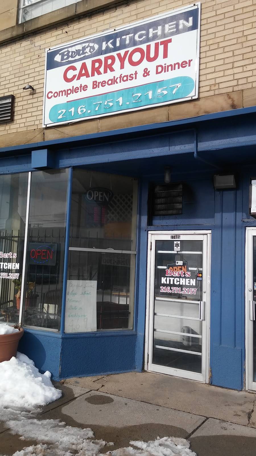Berts Kitchen | restaurant | 17405 Harvard Ave, Cleveland, OH 44128, USA | 2167512157 OR +1 216-751-2157