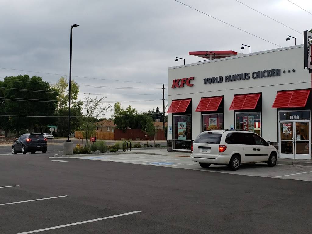 KFC | restaurant | 10790 Washington St, Northglenn, CO 80233, USA | 3034523628 OR +1 303-452-3628