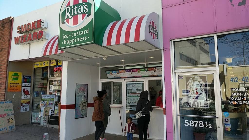 Ritas Italian Ice & Frozen Custard | restaurant | 5880 Forbes Ave, Pittsburgh, PA 15217, USA | 4124211941 OR +1 412-421-1941