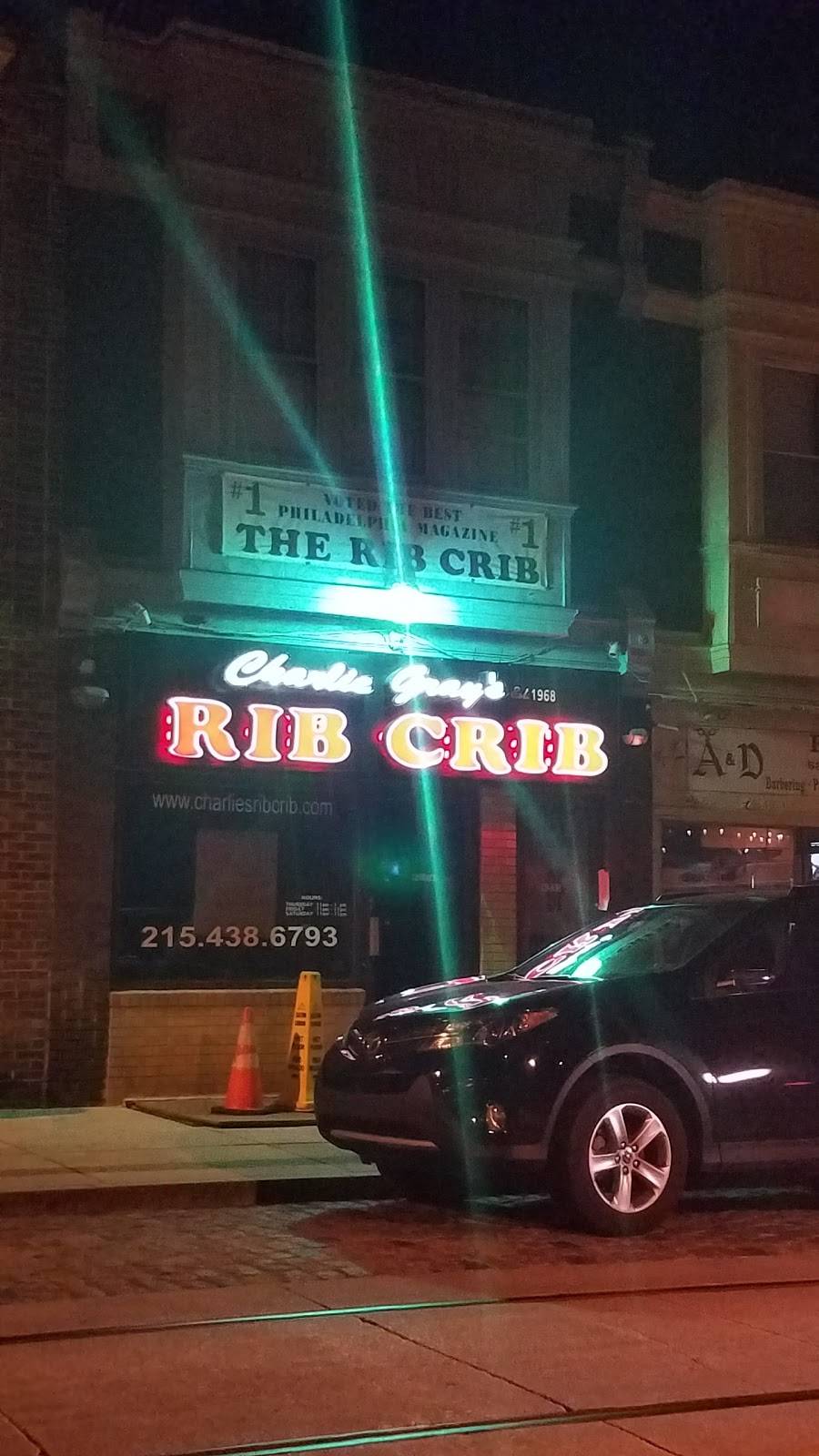 Charlie Grays Rib Crib | restaurant | 6333 Germantown Ave, Philadelphia, PA 19144, USA | 2154386793 OR +1 215-438-6793
