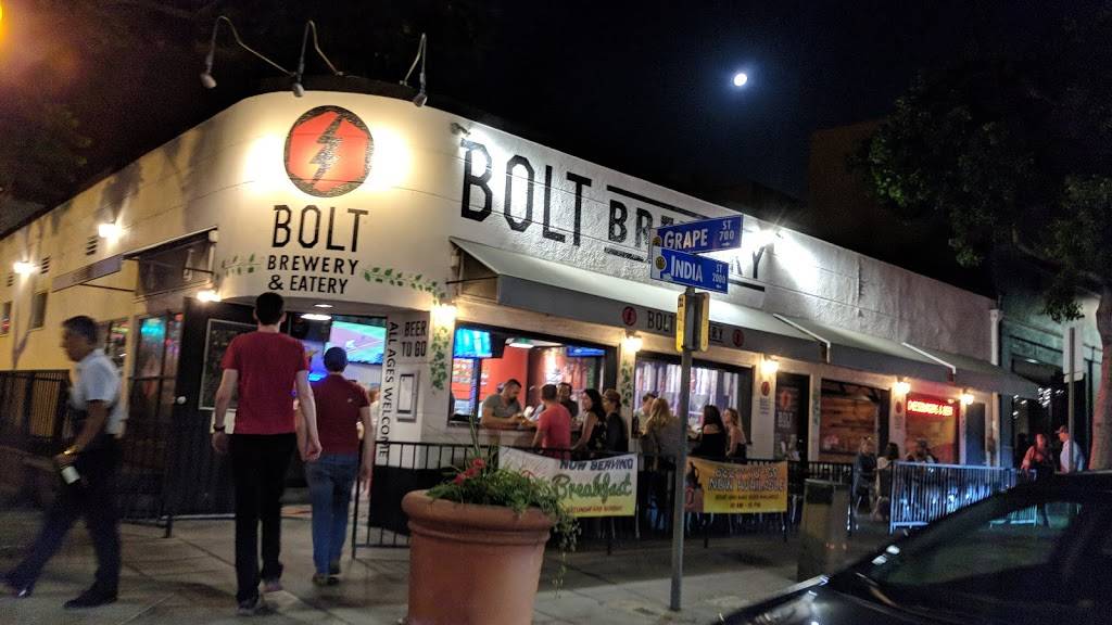 Bolt Brewery - Little Italy | restaurant | 1971 India St, San Diego, CA 92101, USA | 6197953012 OR +1 619-795-3012