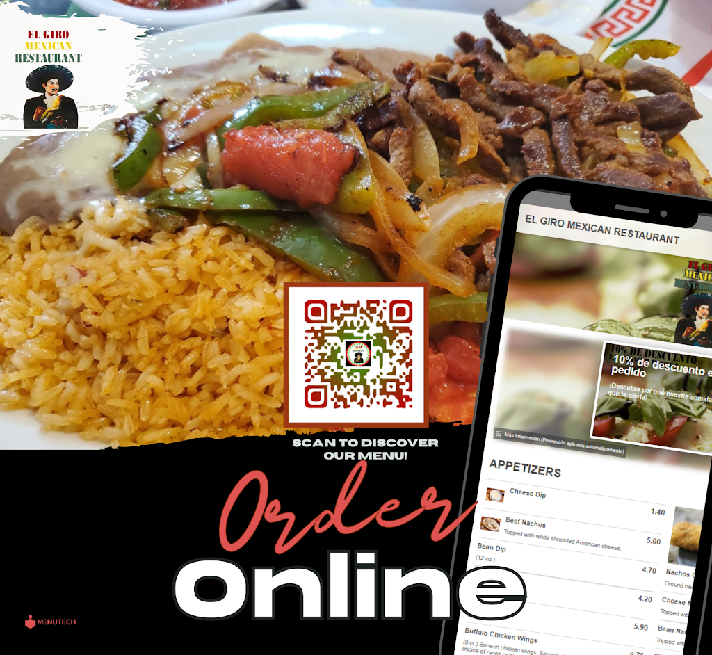 El Giro Mexican Restaurant | restaurant | 2423 Schillinger Rd S # 101, Mobile, AL 36695, USA | 2516395175 OR +1 251-639-5175