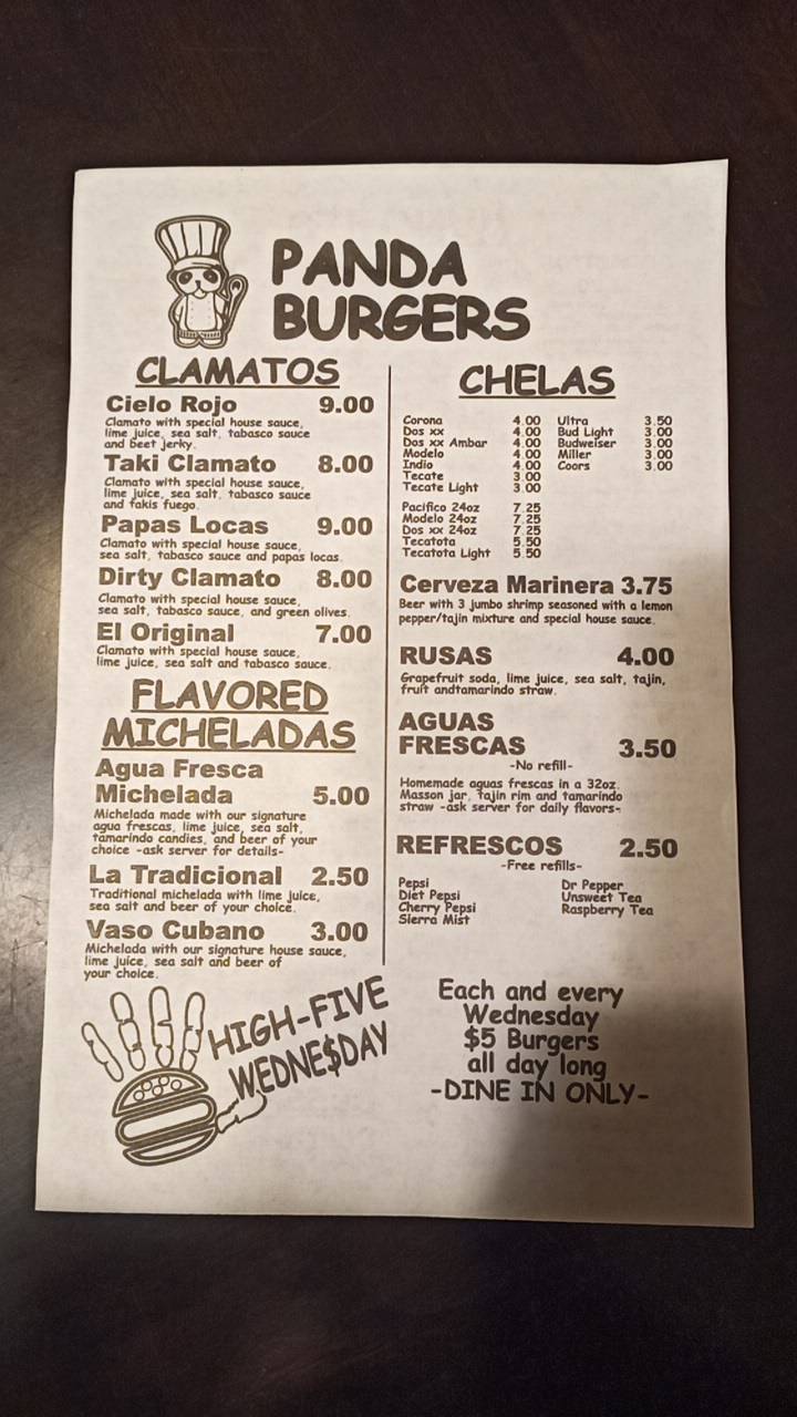 Panda Burger | restaurant | 12380 Edgemere Blvd, El Paso, TX 79938, USA | 9153076365 OR +1 915-307-6365