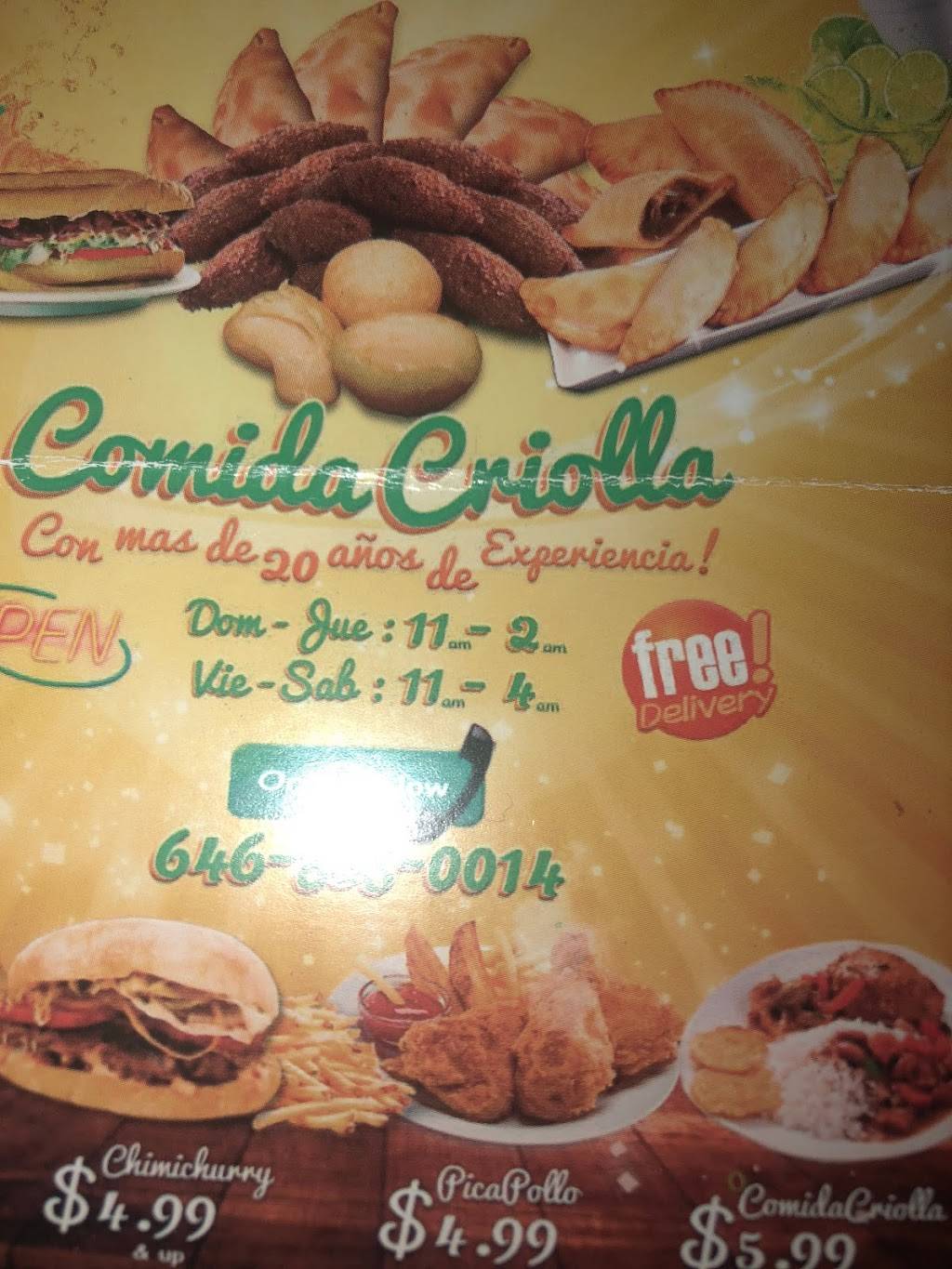 Chimi Luisa | restaurant | 1351 St Nicholas Ave, New York, NY 10033, USA | 6468580014 OR +1 646-858-0014