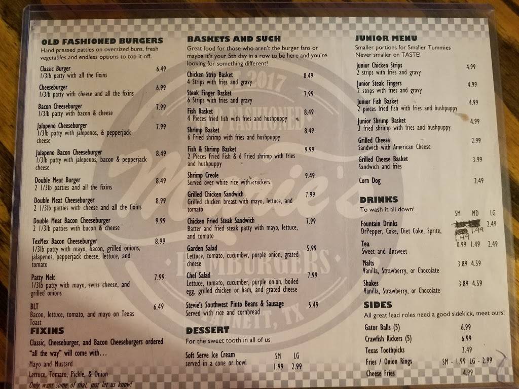 Maries Old Fashion Hamburgers | restaurant | 15229 TX-124, Beaumont, TX 77705, USA | 4097948009 OR +1 409-794-8009