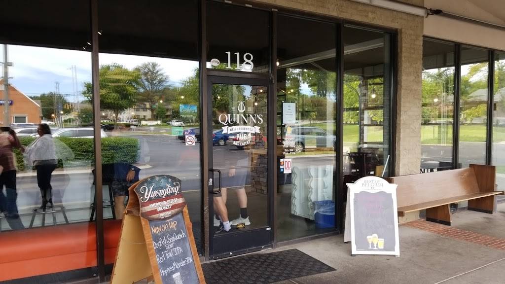 Quinns Neighbourhood Pub and Eatery | restaurant | 1010 Murfreesboro Rd #118, Franklin, TN 37067, USA | 6158072753 OR +1 615-807-2753
