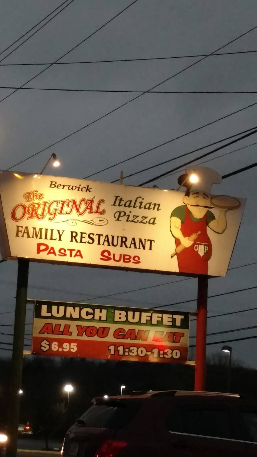 Original Italian Pizza | restaurant | 2010 W Front St, Berwick, PA 18603, USA | 5707526070 OR +1 570-752-6070