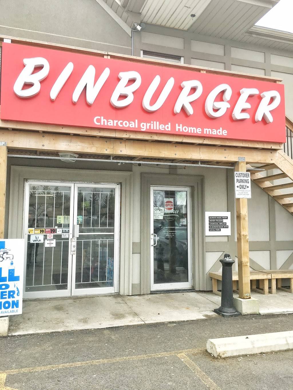 BinBurger | restaurant | 2666 Hamilton Regional Rd 56, Binbrook, ON L0R 1C0, Canada | 2897562874 OR +1 289-756-2874