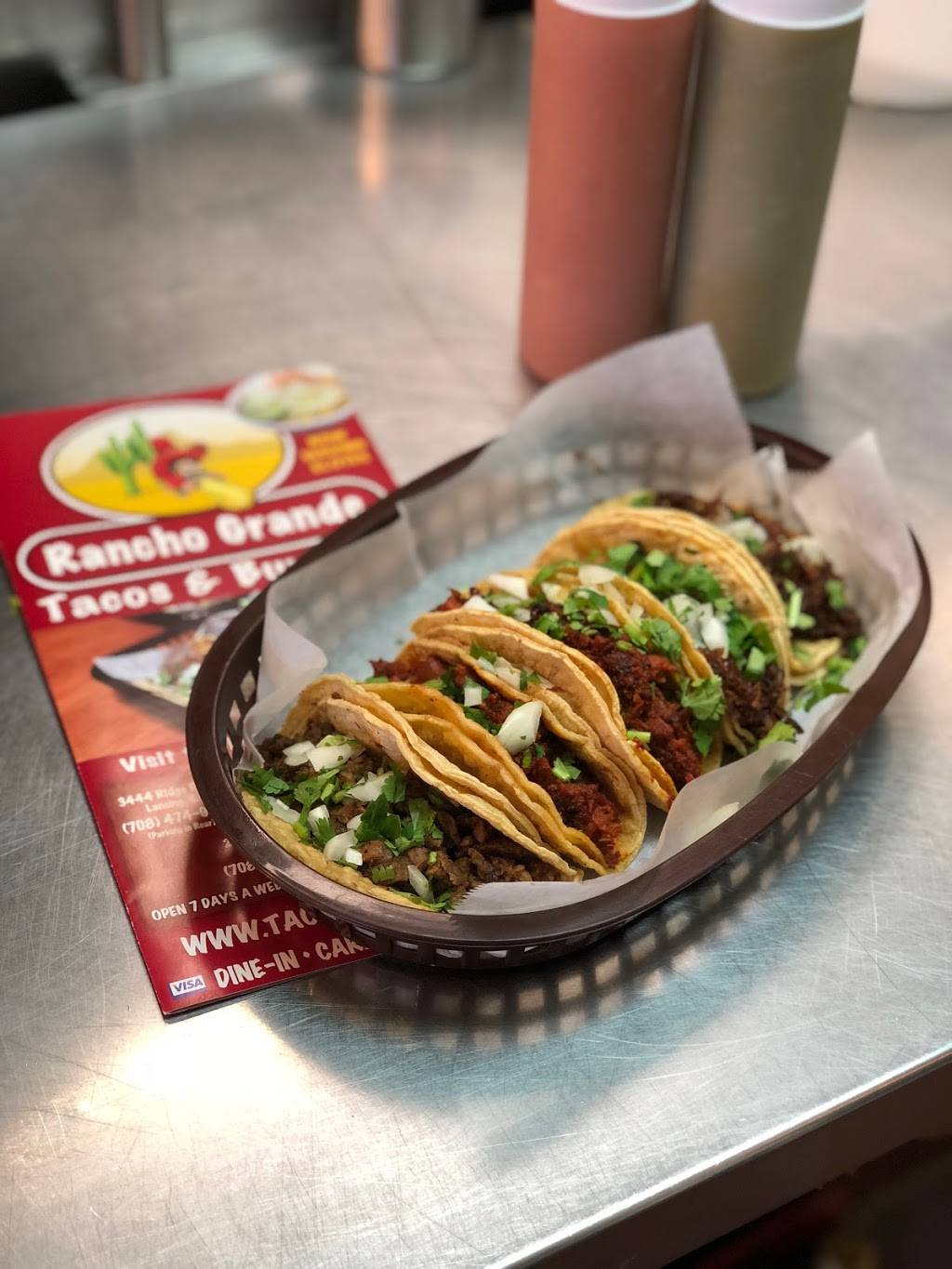 Tacos & Burritos Rancho Grande | restaurant | 714 Joliet St, Dyer, IN 46311, USA | 2193226777 OR +1 219-322-6777