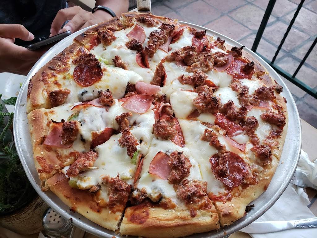 The Pizza Place & Garden Cafe | restaurant | 1431 E Broadway, Long Beach, CA 90802, USA | 5624326000 OR +1 562-432-6000