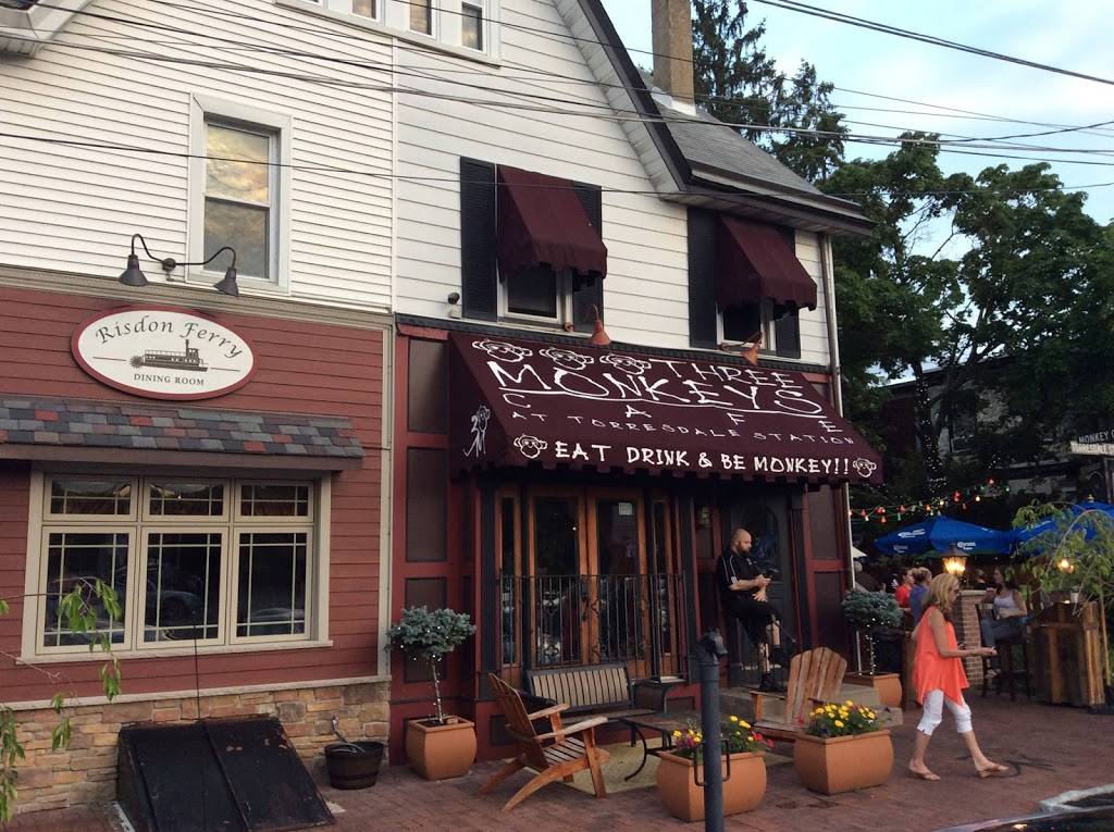 Three Monkeys Cafe | restaurant | 9645 James St, Philadelphia, PA 19114, USA | 2156376665 OR +1 215-637-6665