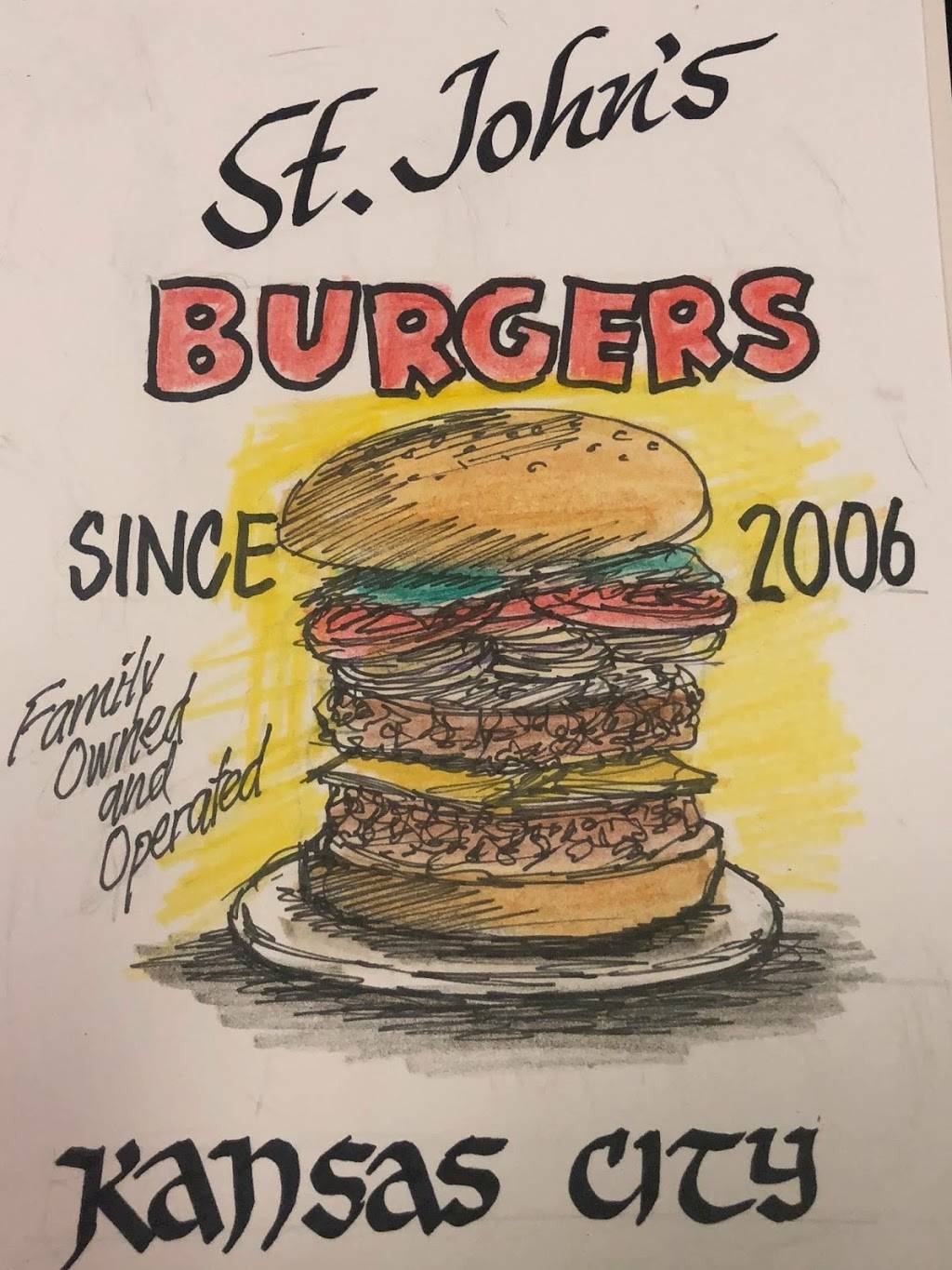 St John Burgers | restaurant | 6200 St John Ave, Kansas City, MO 64123, USA | 8164693585 OR +1 816-469-3585